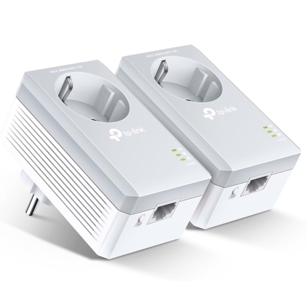 TP-Link TL-PA4010P KIT AV600 AC Güç Soketli Powerline Adaptör Başlangıç Kiti