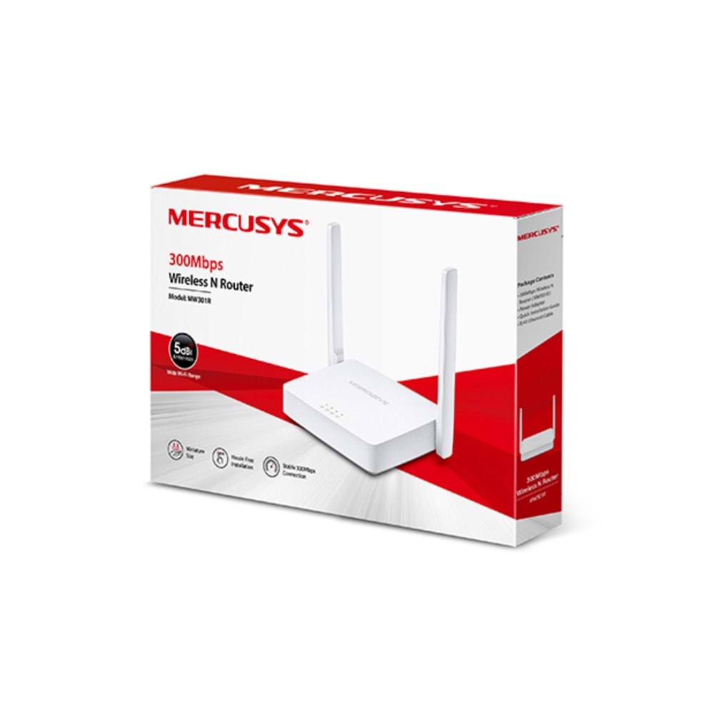 TP-Link Mercusys MW301R 300 Mbps 2.4 Ghz Wireless N Router