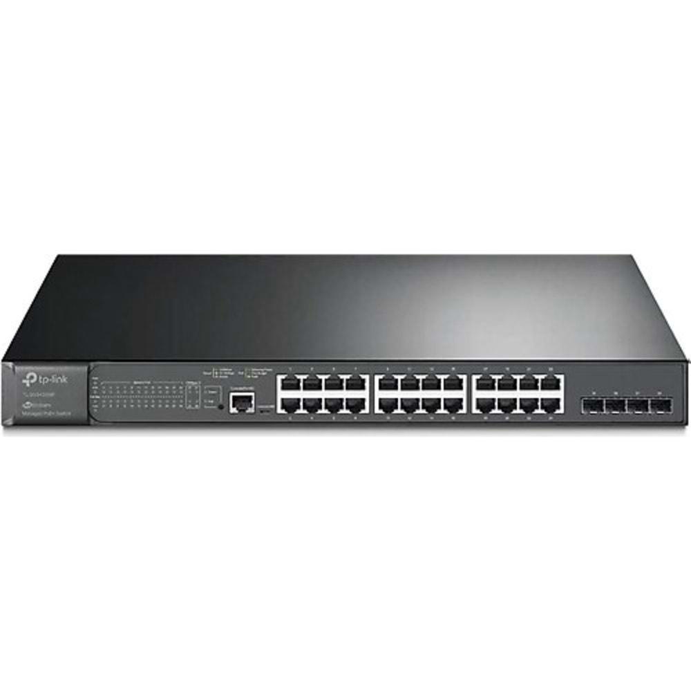 TP-Link TL-SG3428MP JetStream 28-Port Giga. L2+ Managed 4-SFP 24-Port PoE (384W)