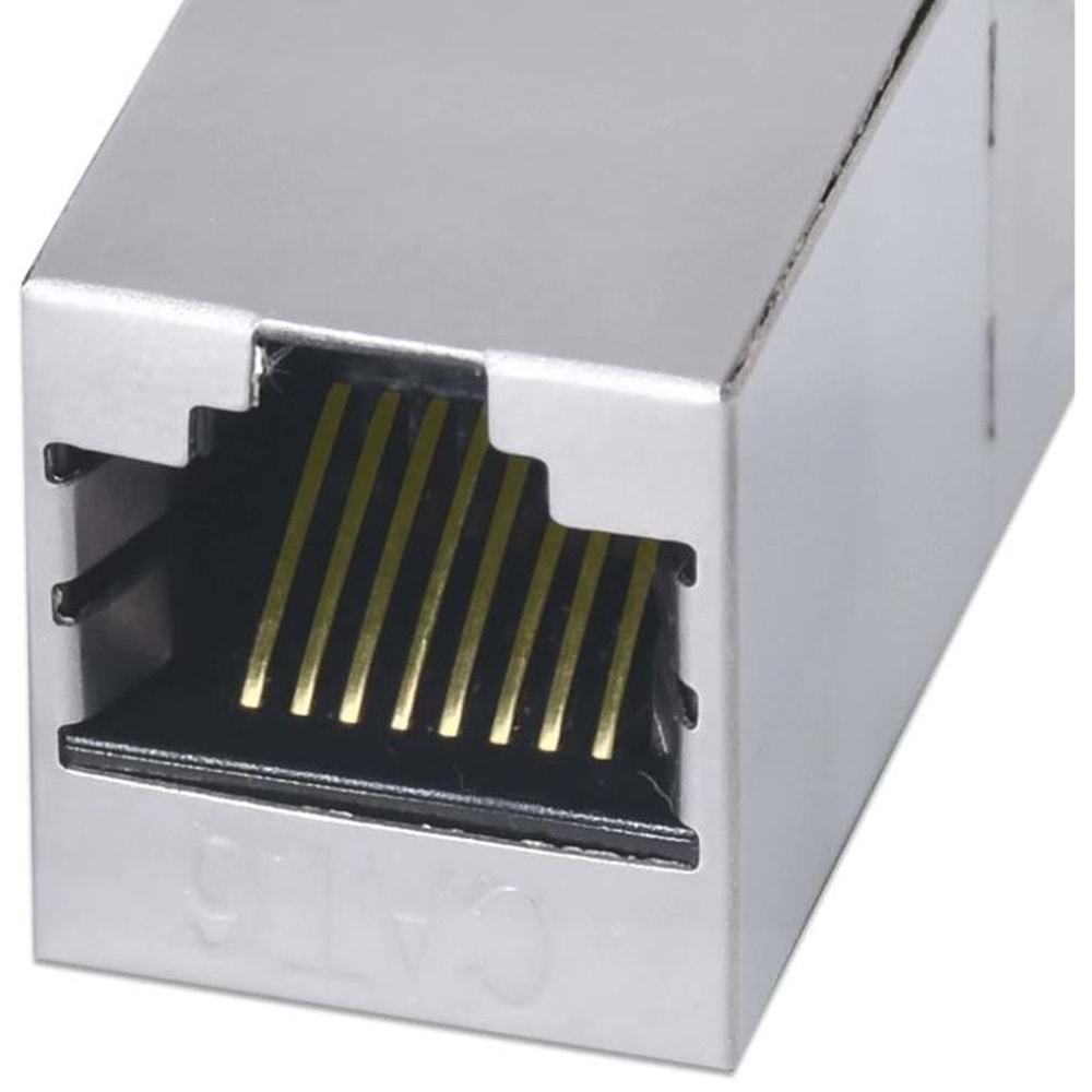 Cat6 Jack İnternet Kablo Birleştirici Rj45 Metal Dişi Dişi Ekleme Aparatı
