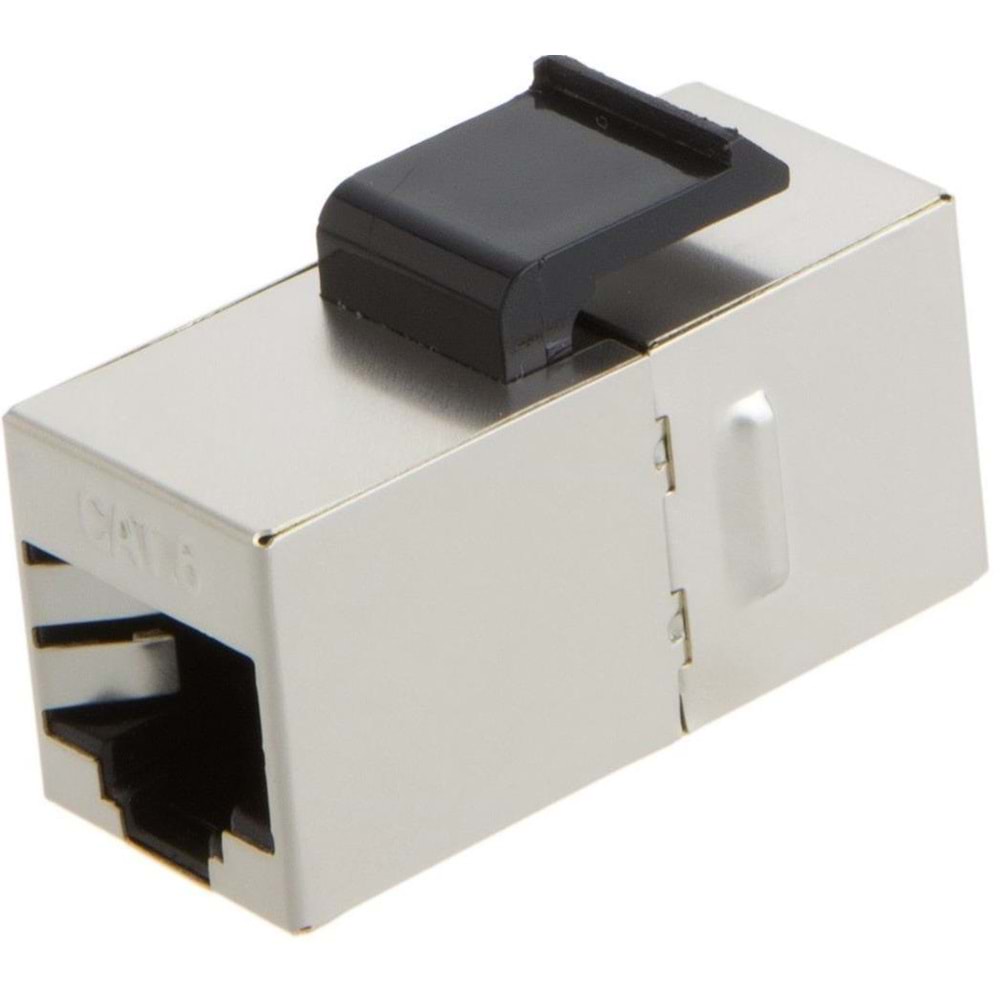 Cat6 Jack İnternet Kablo Birleştirici Rj45 Metal Dişi Dişi Ekleme Aparatı