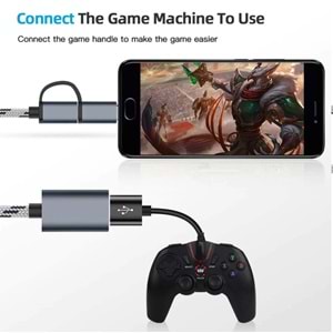 Usb 3.0 Otg To Type C Micro Usb Data Şarj Çevirici Dönüştürücü Adaptör