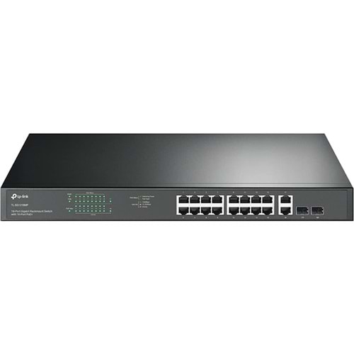 TP-Link TL-SG1218MP, 18 Port Gigabit Rackmount Switch with 16 PoE+