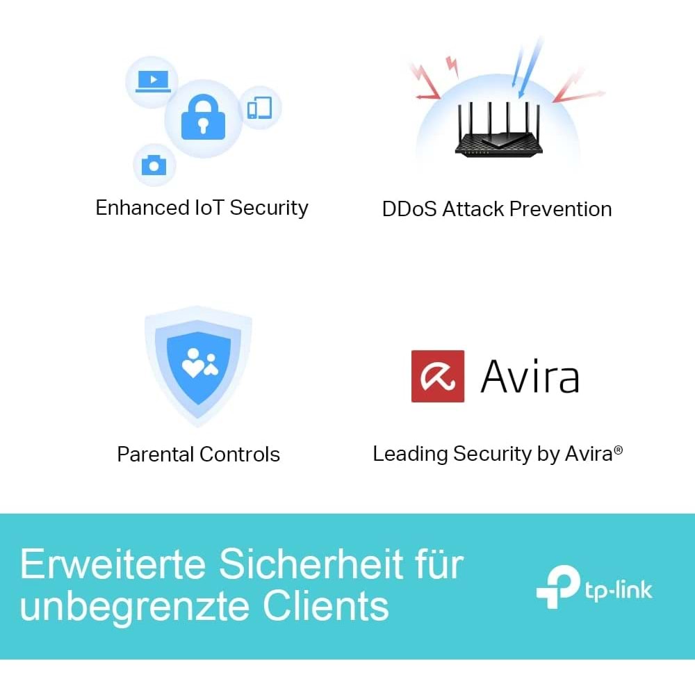TP-Link Archer AX73 AX5400 Çift Bant Gigabit Wi-Fi 6 Yönlendirici