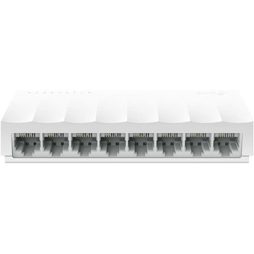 TP-Link LS1008, 8-Port 10/100 Mbps Fast Ethernet Switch, 8 Bağlantılı Ethernet Çevirici, Beyaz