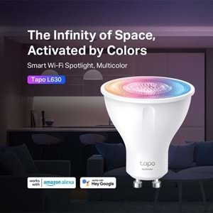 TP-Link Tapo L630, Akıllı Wi-Fi Spot Işığı, Çok Renkli [Enerji Sınıfı A]