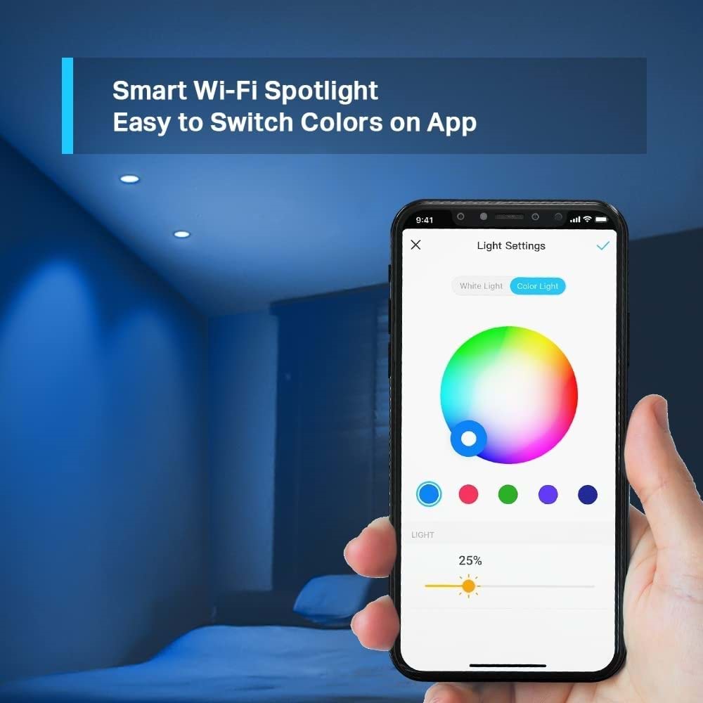 TP-Link Tapo L630, Akıllı Wi-Fi Spot Işığı, Çok Renkli [Enerji Sınıfı A]