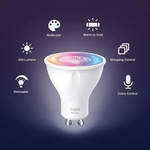 TP-Link Tapo L630, Akıllı Wi-Fi Spot Işığı, Çok Renkli [Enerji Sınıfı A]