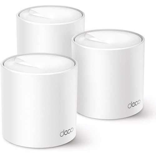 TP-Link Deco X50 (3-pack), AX3000 Mbps Tüm Ev Mesh Wi-Fi 6 Sistemi ( 3’lü Paket )