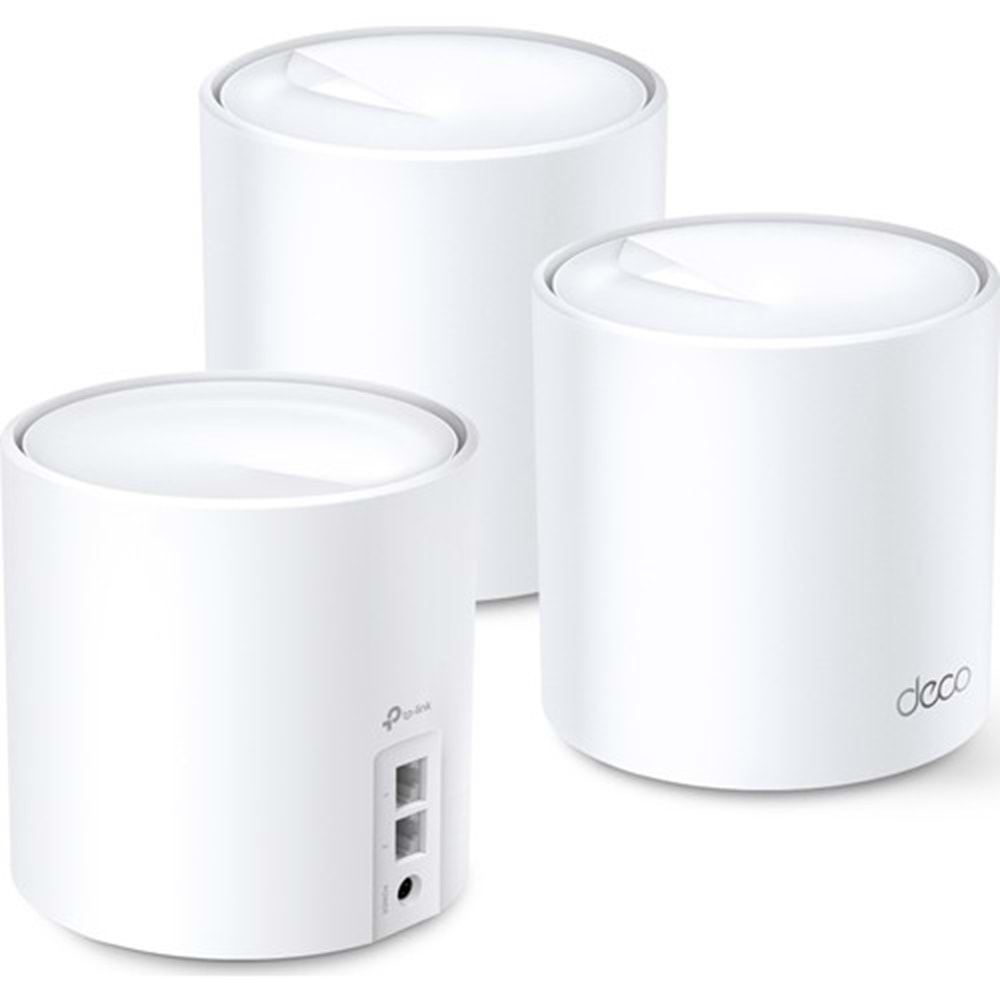 TP-Link Deco X20 AX1800 Mbps Wi-Fi 6 Tüm Ev Mesh Sistemi ( 3’lü Paket )