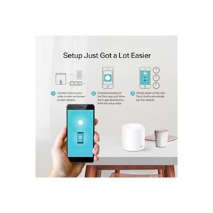 TP-Link Deco X20 AX1800 Mbps Wi-Fi 6 Tüm Ev Mesh Sistemi ( 3’lü Paket )