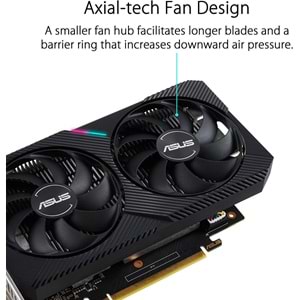 Asus NVIDIA GeForce GTX 1650 Dual V2 OC DUAL-GTX1650-O4GD6-P-V2 4 GB GDDR6 128 Bit Ekran Kartı