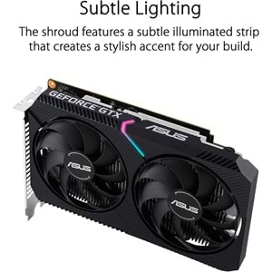 Asus NVIDIA GeForce GTX 1650 Dual V2 OC DUAL-GTX1650-O4GD6-P-V2 4 GB GDDR6 128 Bit Ekran Kartı