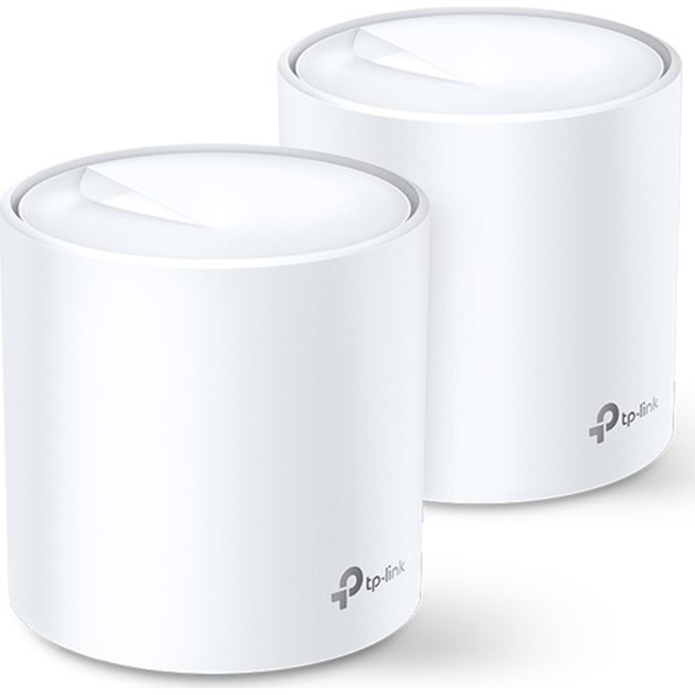 TP-Link Deco X60 (2-pack), AX5400 Mbps Tüm Ev Mesh Wi-Fi 6 Sistemi ( 2’li Paket )