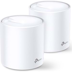 TP-Link Deco X60 (2-pack), AX5400 Mbps Tüm Ev Mesh Wi-Fi 6 Sistemi ( 2’li Paket )