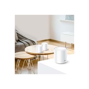 TP-Link Deco X60 (2-pack), AX5400 Mbps Tüm Ev Mesh Wi-Fi 6 Sistemi ( 2’li Paket )