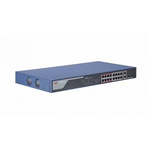 Hikvision DS-3E0518P-E/M 16 Port PoE (125W) Gigabit + 2xSFP Switch