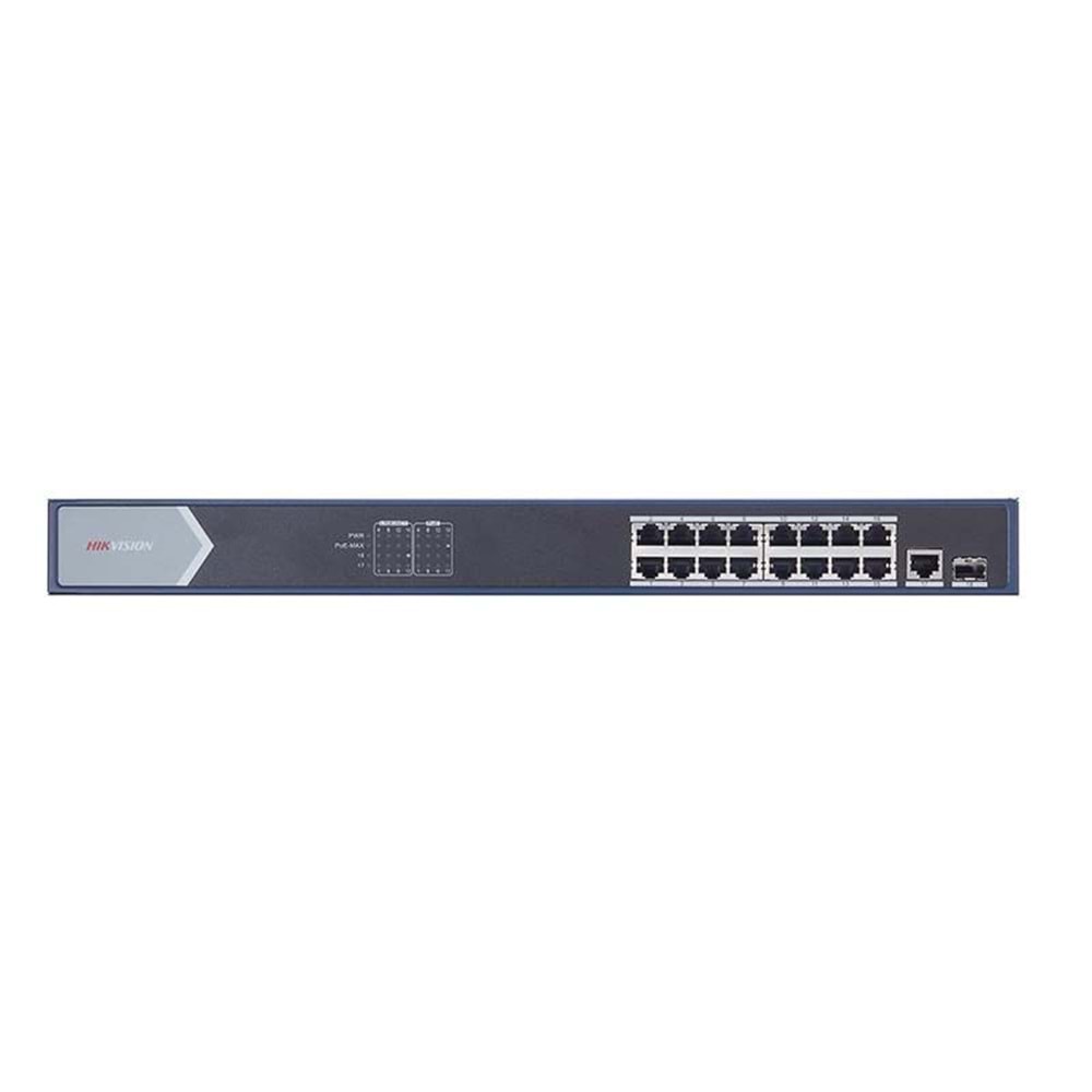 Hikvision DS-3E0518P-E/M 16 Port PoE (125W) Gigabit + 2xSFP Switch