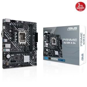 Asus Prime H610M-K D4 Intel H610 3200 MHz DDR4 Soket 1700 mATX Anakart
