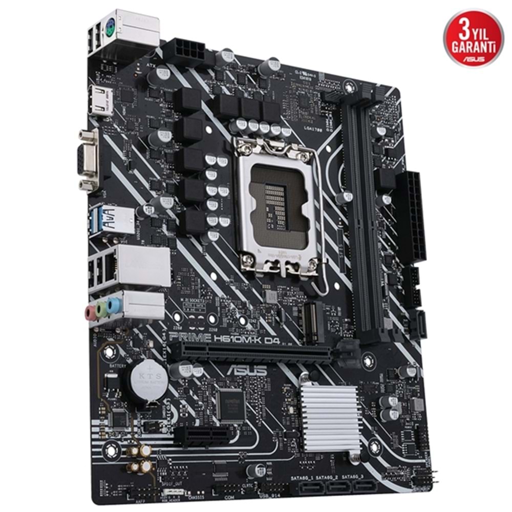 Asus Prime H610M-K D4 Intel H610 3200 MHz DDR4 Soket 1700 mATX Anakart
