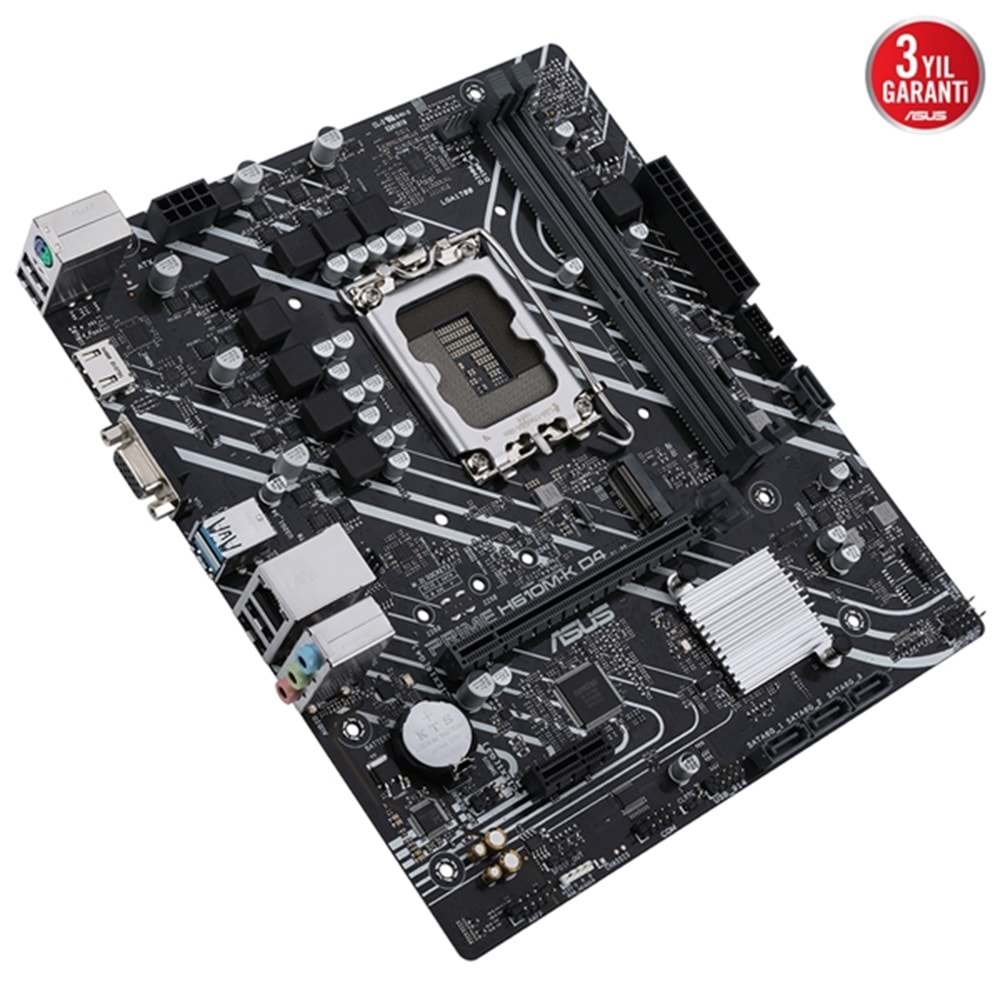 Asus Prime H610M-K D4 Intel H610 3200 MHz DDR4 Soket 1700 mATX Anakart