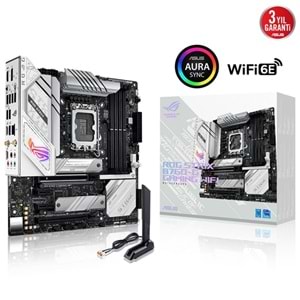 Asus ROG STRIX B760-G GAMING WIFI Intel B760 7800 MHz DDR5 LGA 1700 Micro ATX Anakart