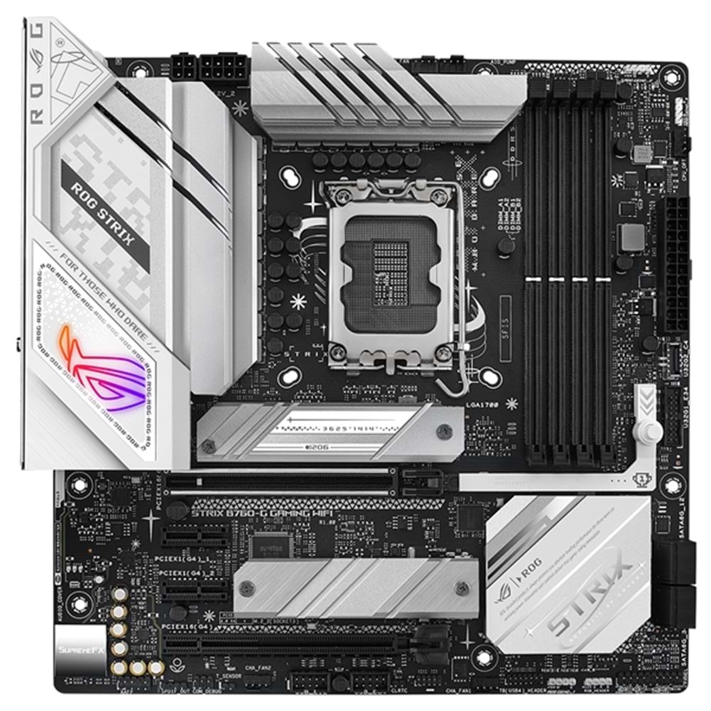 Asus ROG STRIX B760-G GAMING WIFI Intel B760 7800 MHz DDR5 LGA 1700 Micro ATX Anakart