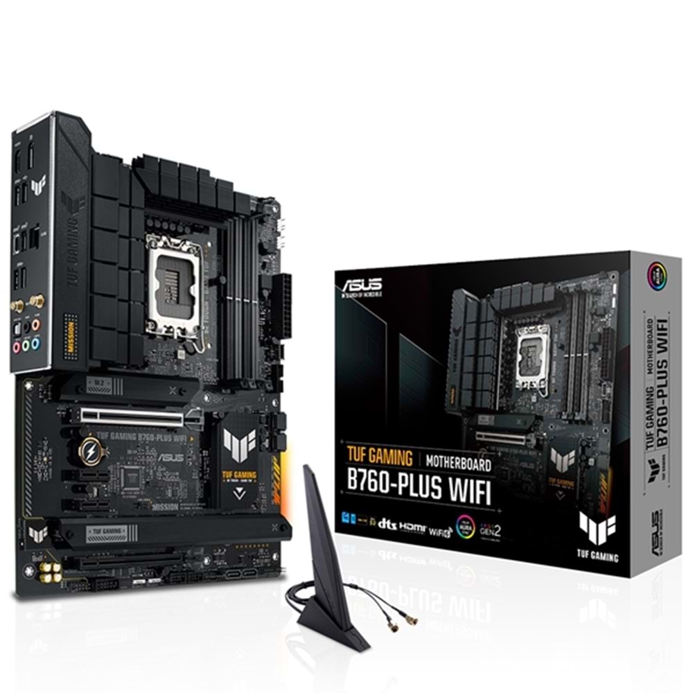 Asus TUF Gaming B760-Plus Wifi DDR5 HDMI-DP PCIE 4.0 1700P ATX Anakart
