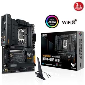 Asus TUF Gaming B760-Plus Wifi DDR5 HDMI-DP PCIE 4.0 1700P ATX Anakart