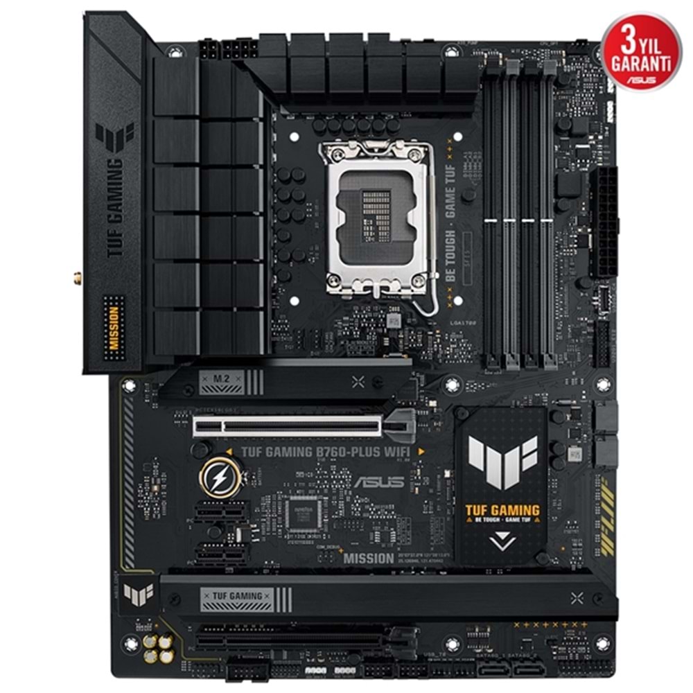Asus TUF Gaming B760-Plus Wifi DDR5 HDMI-DP PCIE 4.0 1700P ATX Anakart