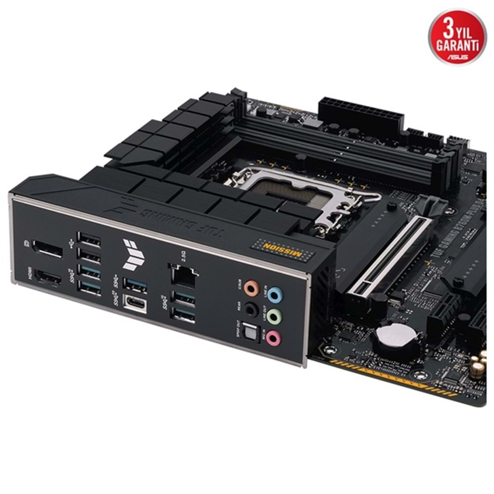 Asus TUF Gaming B760M-PLUS D4 B760 DDR4 M.2 DP/HDMI PCI 5.0 1700p Anakart