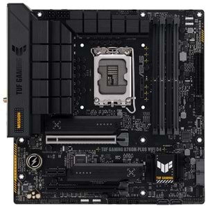 Asus TUF Gaming B760M-Plus WIFI D4 Intel B760 5333 MHz (OC) DDR4 Soket 1700 mATX Anakart
