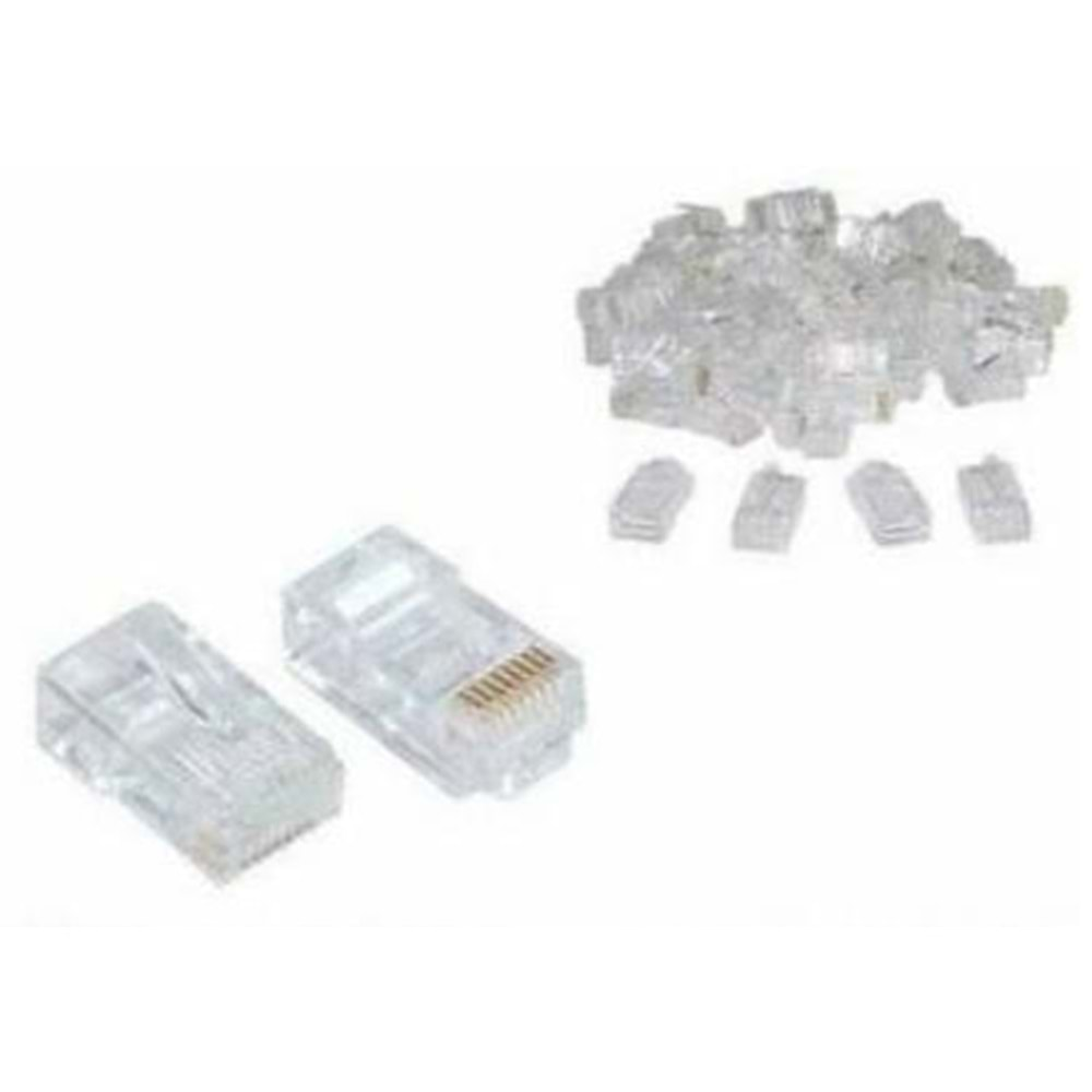 Rj45 Jack Cat5e İnternet Kablo Jak (100 Adet)