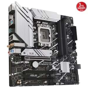 Asus Prime B760M-A WIFI D4 Intel B760 5333 MHz (OC) DDR4 Soket 1700 mATX Anakart