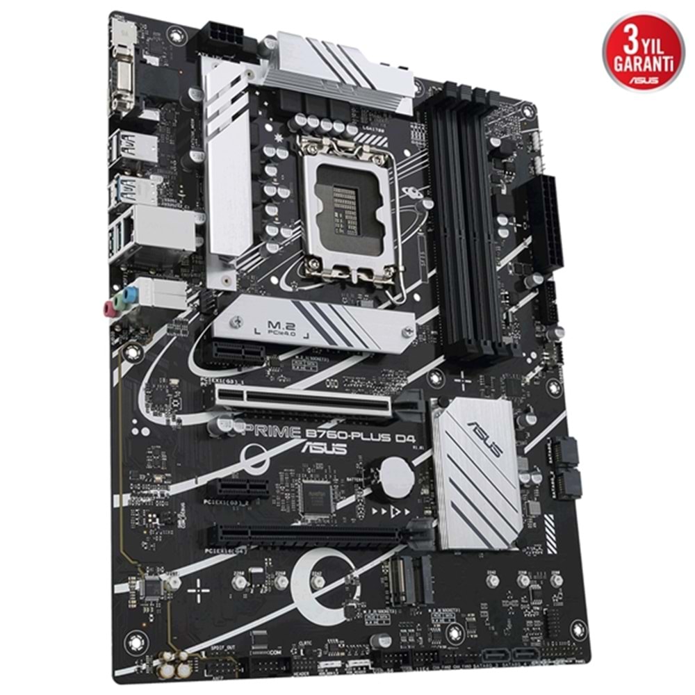 Asus Prime B760-PLUS D4 Intel B760 5066 MHz (OC) DDR4 Soket 1700 ATX Anakart