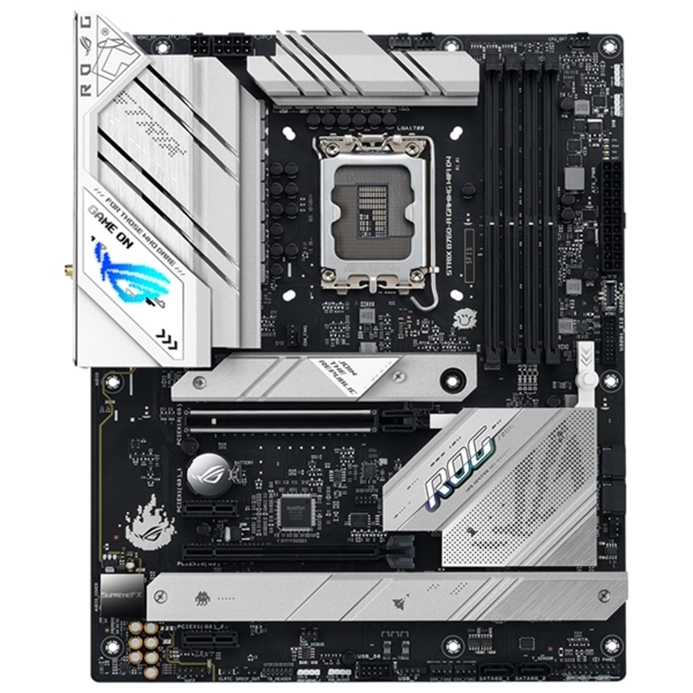 Asus ROG Strix B760-A Gaming WIFI D4 Intel B760 5333 MHz (OC) DDR4 Soket 1700 ATX Anakart