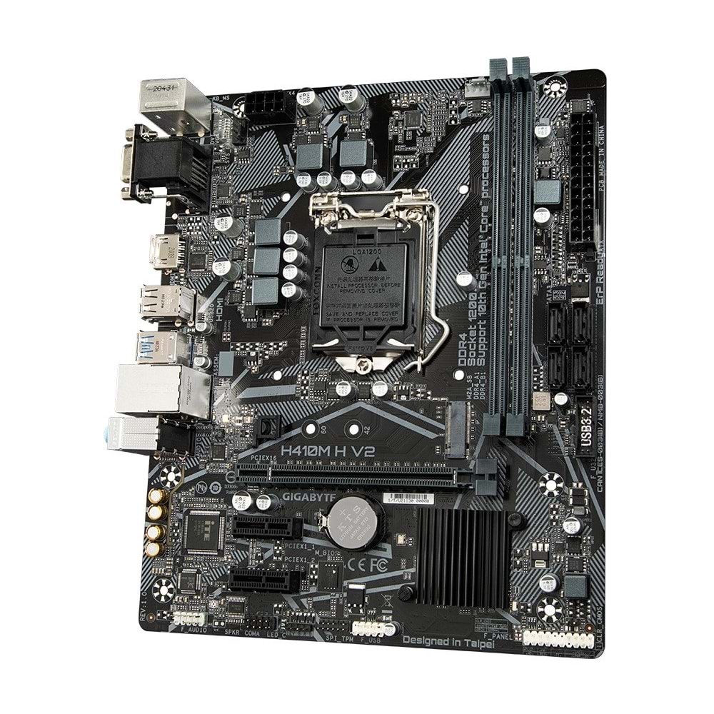 Gigabyte H410M H V2 Intel H410 2933 MHz DDR4 Soket 1200 mATX Anakart