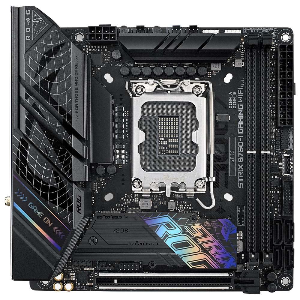 Asus ROG STRIX B760-I GAMING WIFI B760 DDR5 M.2 USB3.2 DP/HDMI PCI 4.0 1700p Anakart