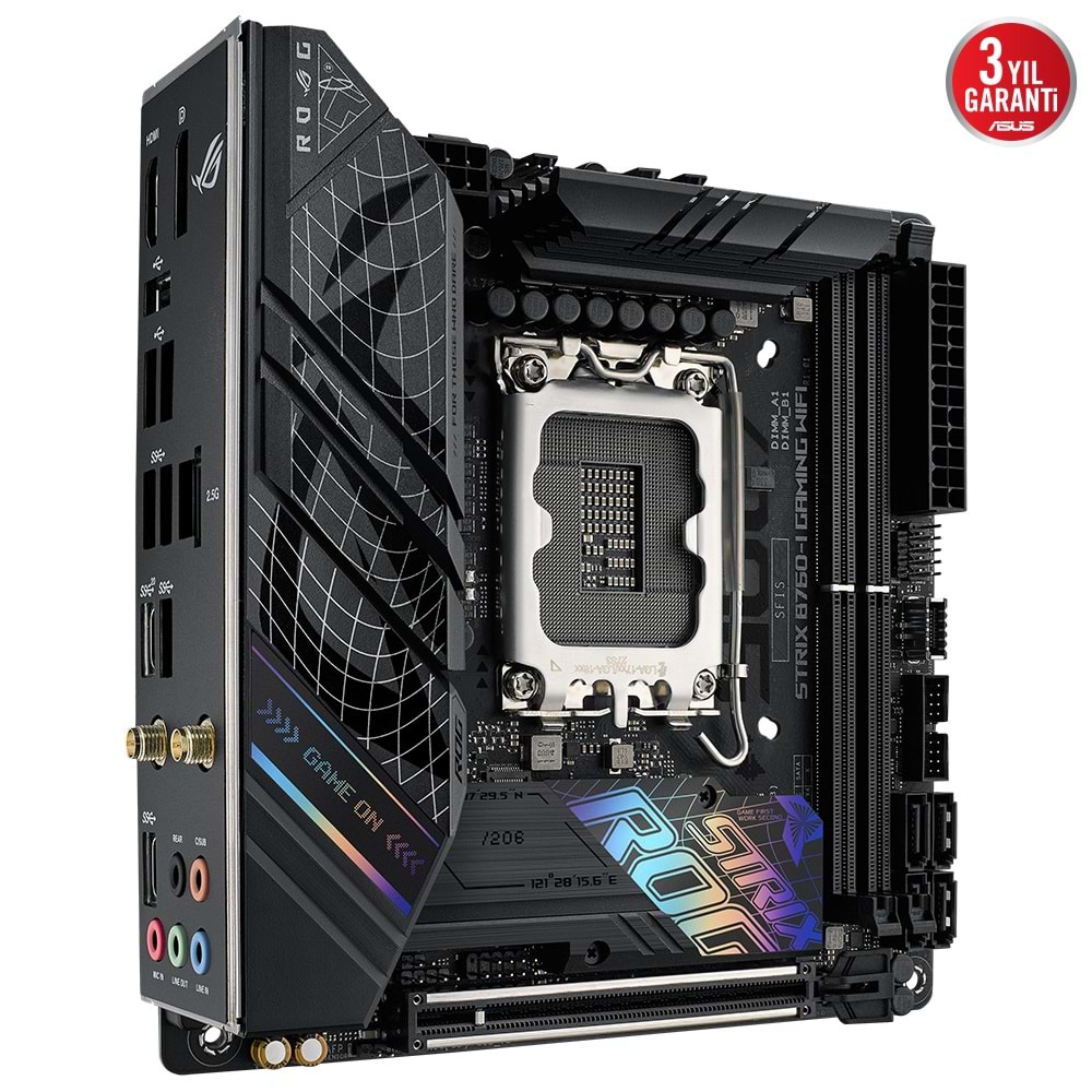 Asus ROG STRIX B760-I GAMING WIFI B760 DDR5 M.2 USB3.2 DP/HDMI PCI 4.0 1700p Anakart