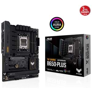 Asus TUF Gaming B650-Plus AMD B650 6400 MHz (OC) DDR5 Soket AM5 ATX Anakart