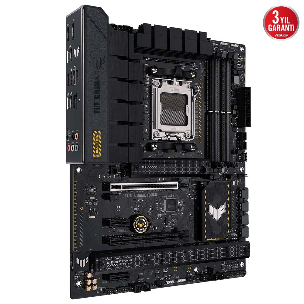 Asus TUF Gaming B650-Plus AMD B650 6400 MHz (OC) DDR5 Soket AM5 ATX Anakart