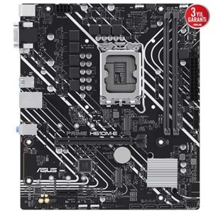 Asus Prime H610M-E-CSM Intel H610 5600 MHz DDR5 Soket 1700 mATX Anakart