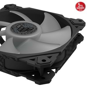 Asus TUF Gaming TF120 ARGB Soğutucu Kasa Radyatör Fanı Siyah Adreslenebilir ARGB120M Siyah