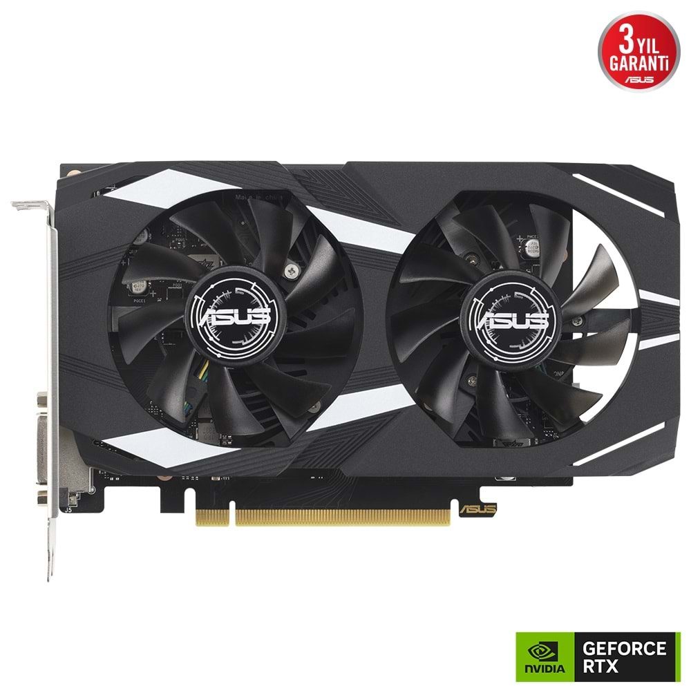 Asus NVIDIA Dual Geforce RTX 3050 OC Edition DUAL-RTX3050-O6G 6 GB GDDR6 128 Bit Ekran Kartı