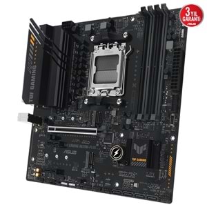 Asus TUF Gaming A620M-Plus AMD A620 6400 MHz (OC) DDR5 Soket AM5 mATX Anakart