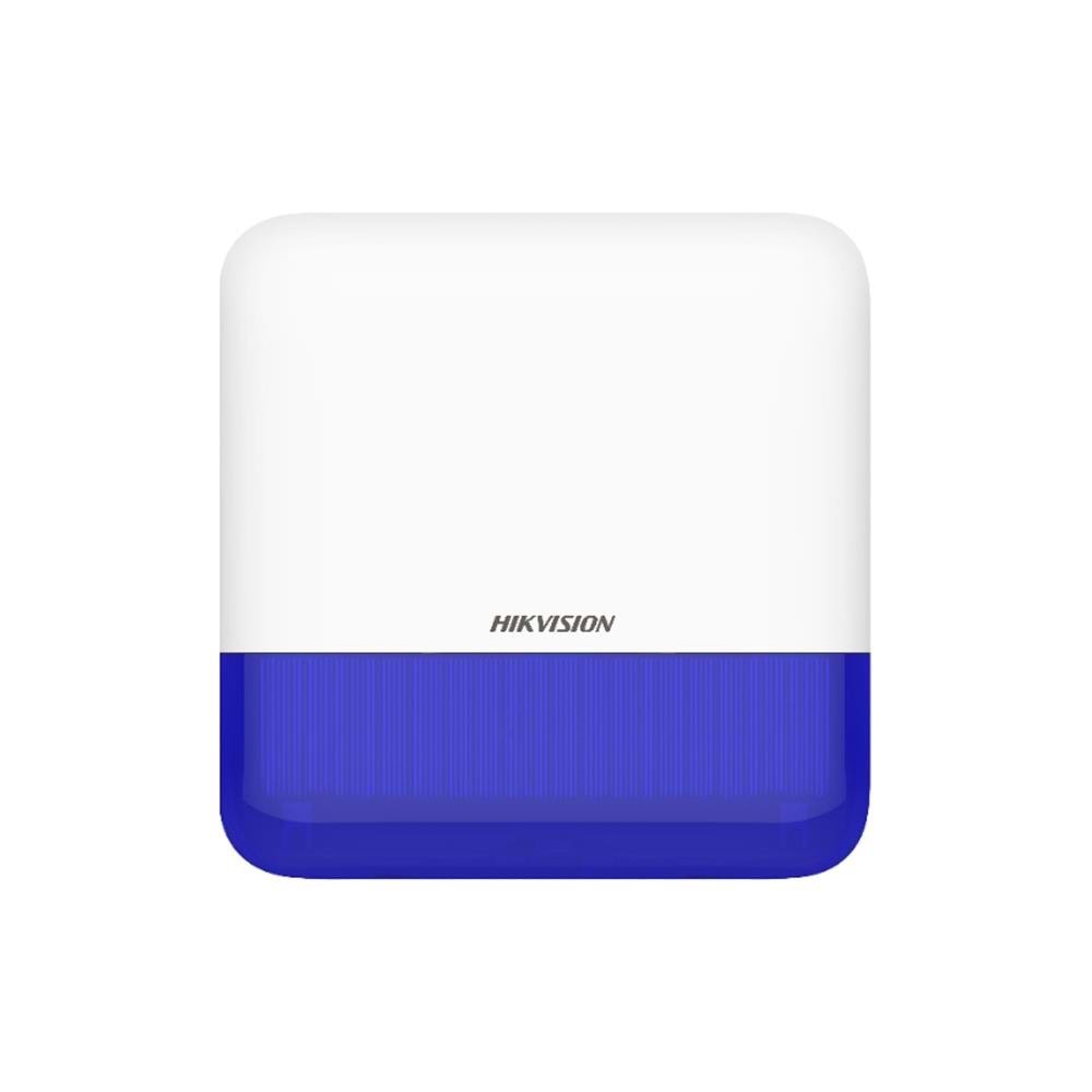 Hikvision DS-PS1-E-WE Kablosuz Dış Ortam Siren Mavi