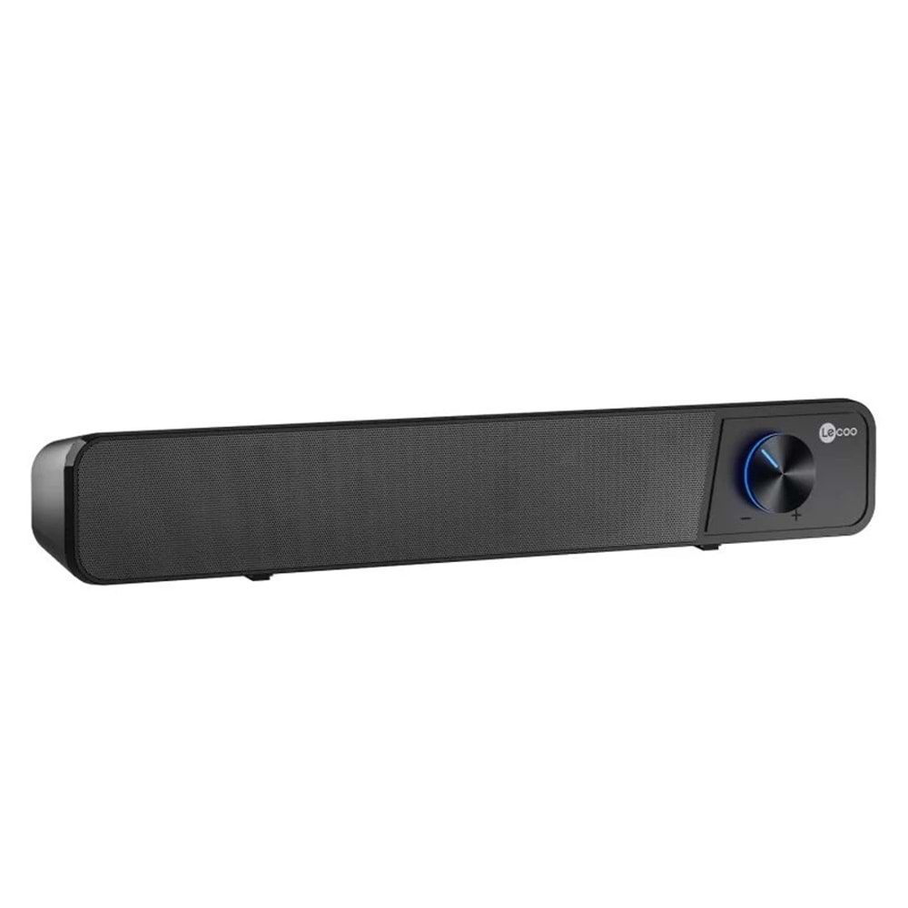 Lenovo Lecoo DS111-BT Bluetooth + Kablolu Stereo 6W Soundbar Taşınabilir Hoparlör Siyah