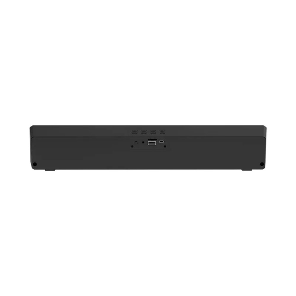 Lenovo Lecoo DS103 RGB Bluetooth Stereo Saat/Alarm 10W Soundbar Speaker Siyah