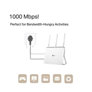 TP-Link TL-PA7017P KIT AV1000 Gigabit Passthrough Powerline Başlangıç Kiti