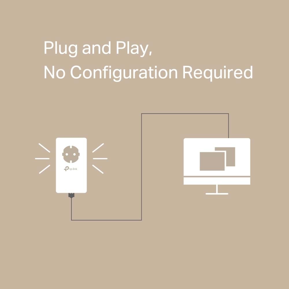 TP-Link TL-PA7017P KIT AV1000 Gigabit Passthrough Powerline Başlangıç Kiti